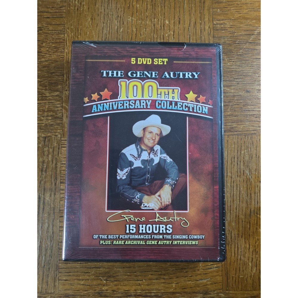 Gene Autry 100th Anniversary Collection ©2007 5-Disc DVD Set - NEW & SEALED